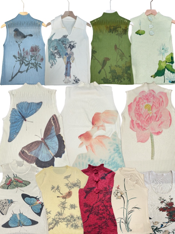 中式复古风辣妹甜美吊带背心半裙连衣裙套装