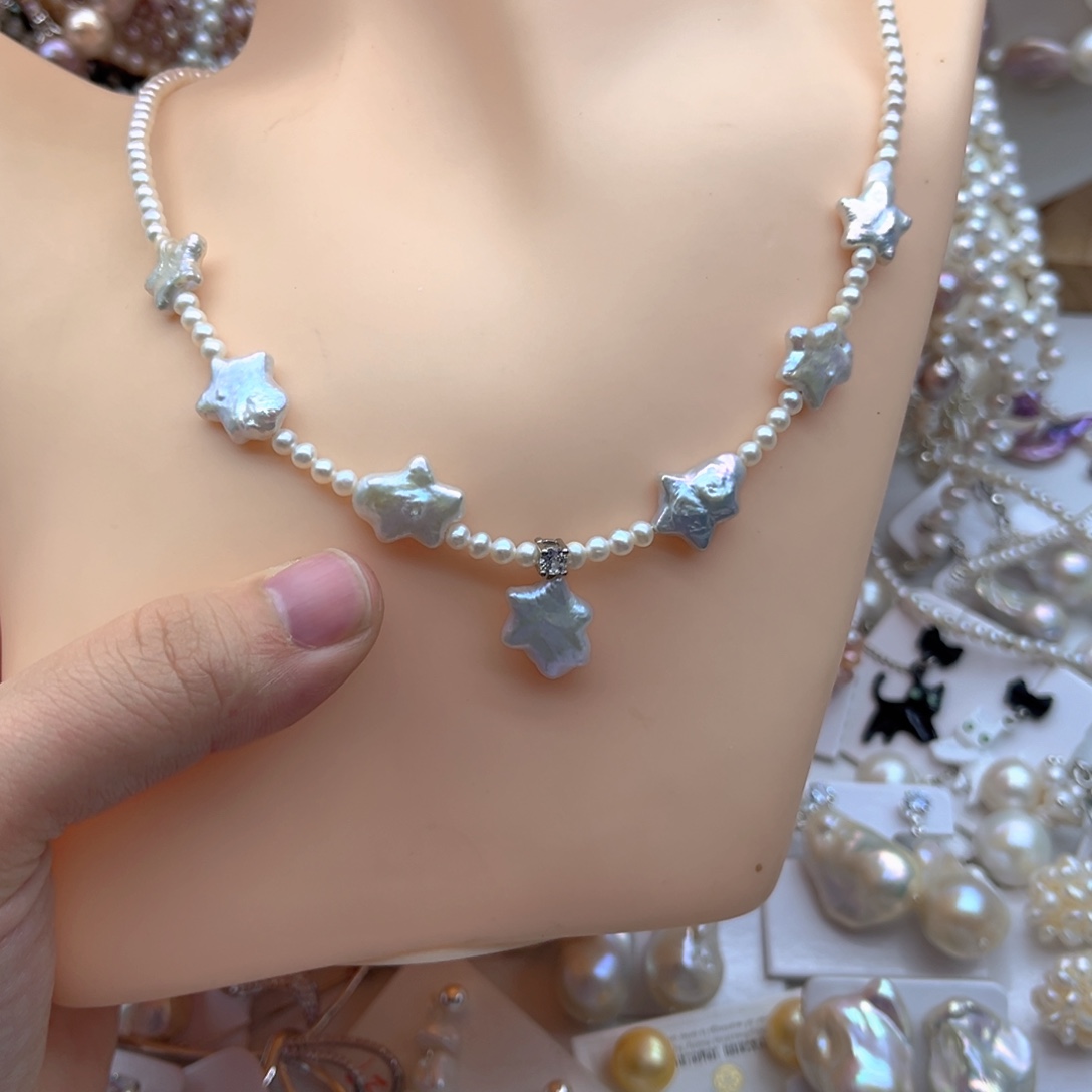 淡水珍珠未镶嵌颈饰