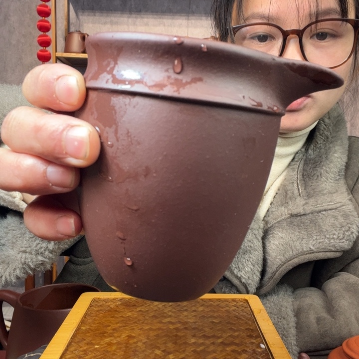 茶杯紫砂原矿紫砂杯