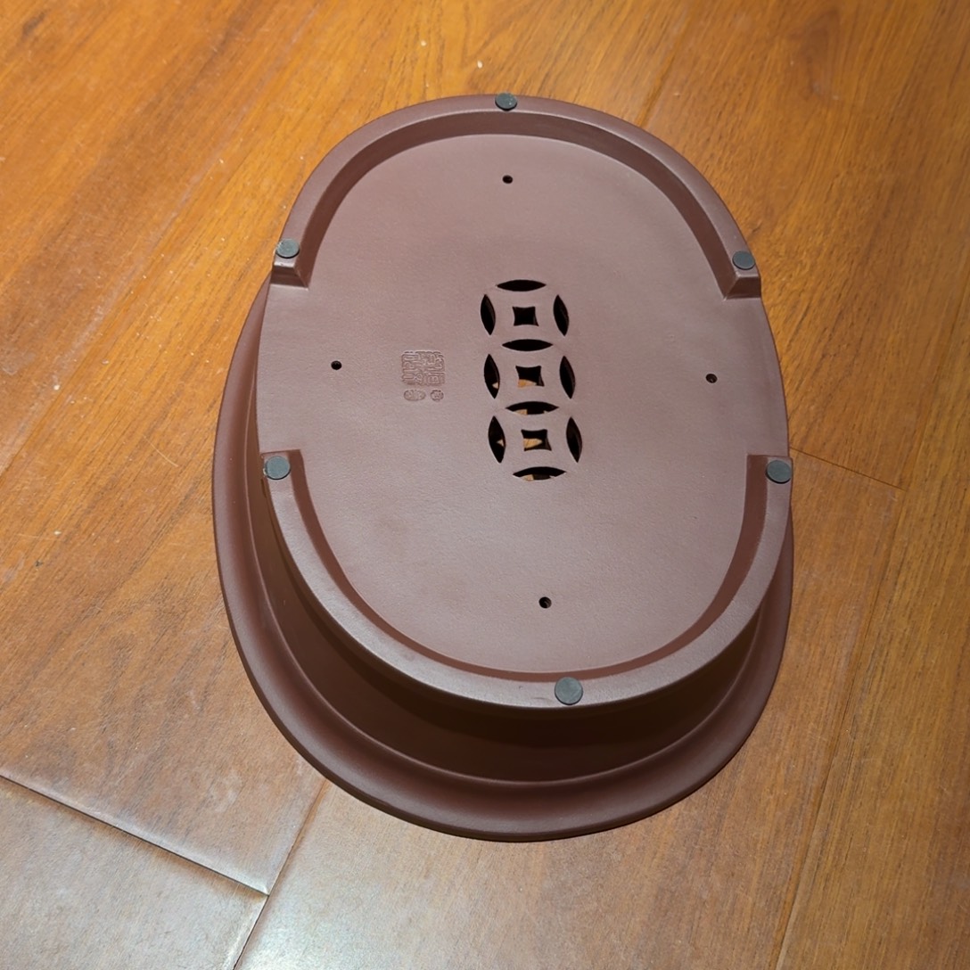 欲***远紫砂花盆原矿紫泥