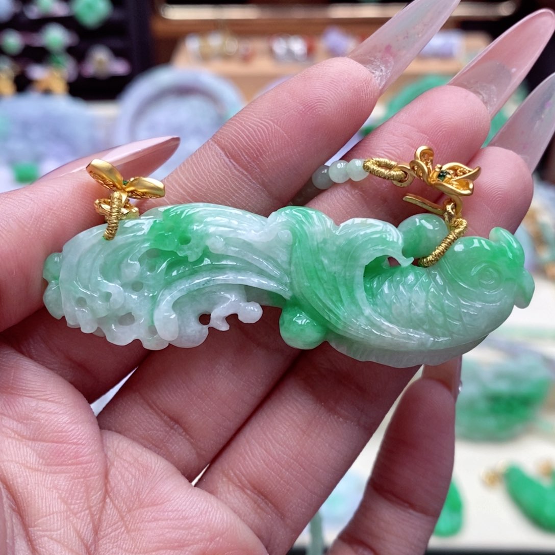 颈饰未镶嵌翡翠翡翠吊坠