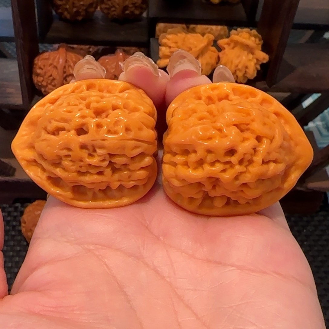 桃核吊坠官帽36精品1413