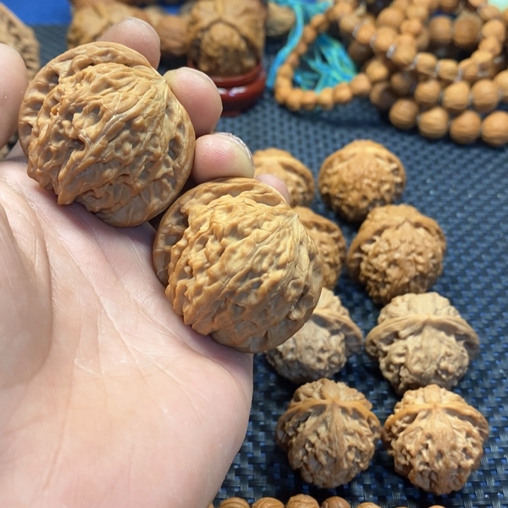 核桃把件43磨盘全品无修