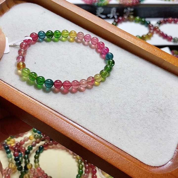 碧玺手链未镶嵌碧玺手链6.2毫米