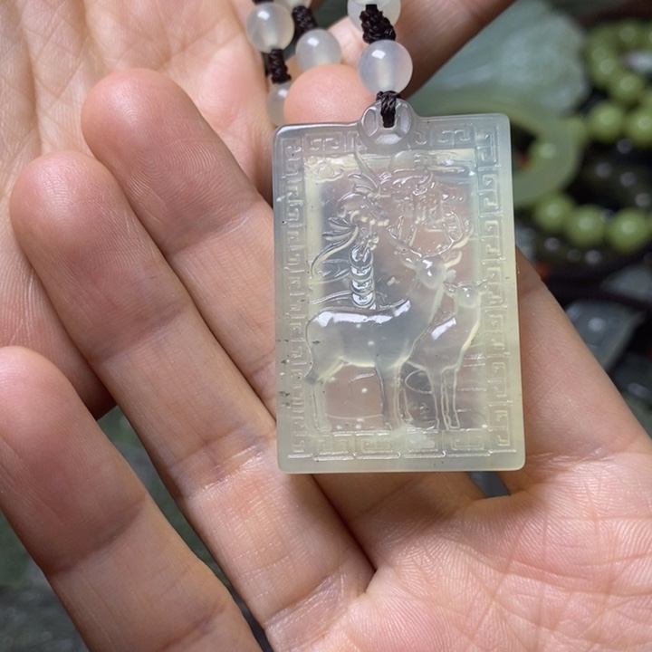 岫玉天然岫玉挂件未镶嵌