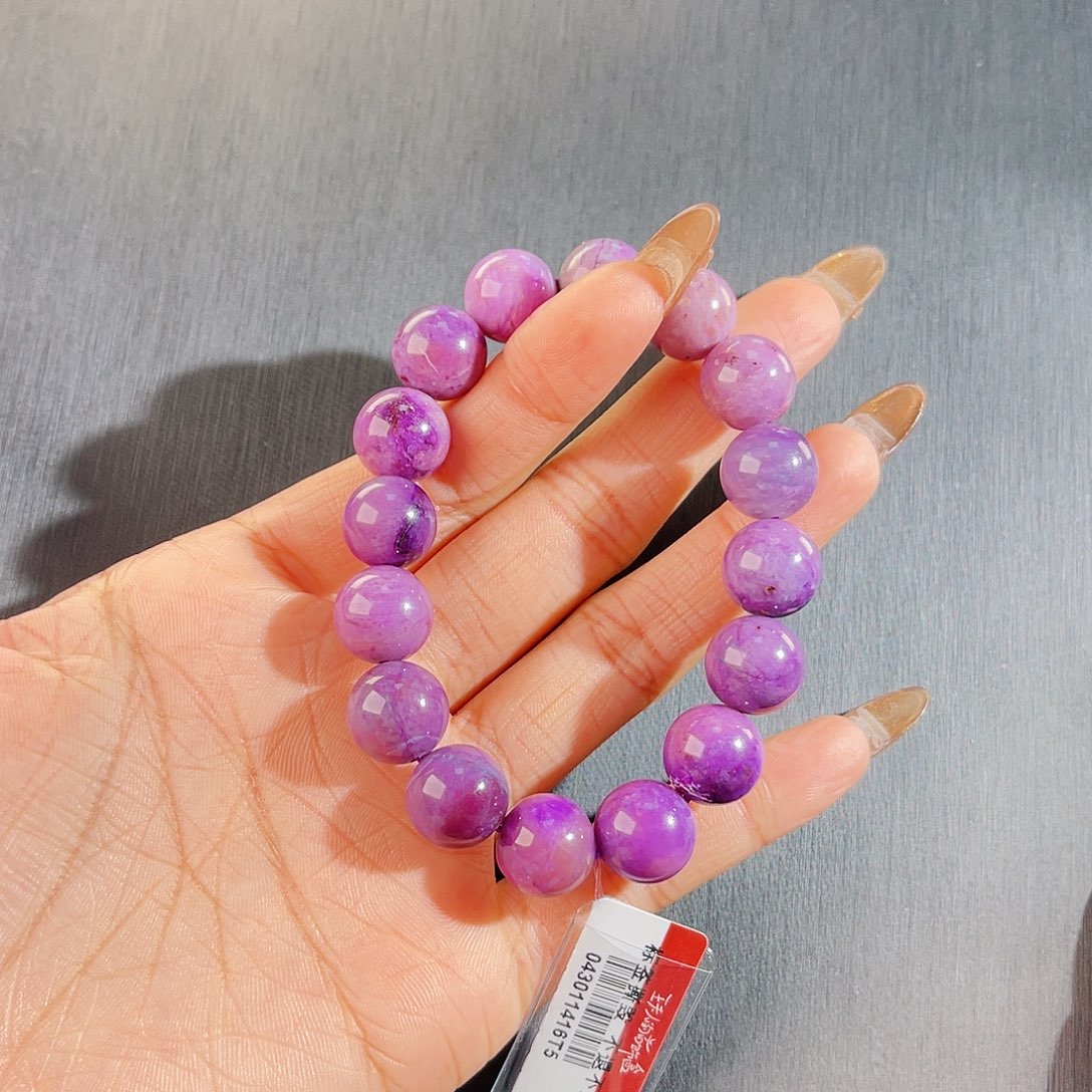 苏纪石（舒俱来）南非老矿料舒俱来手串未镶嵌