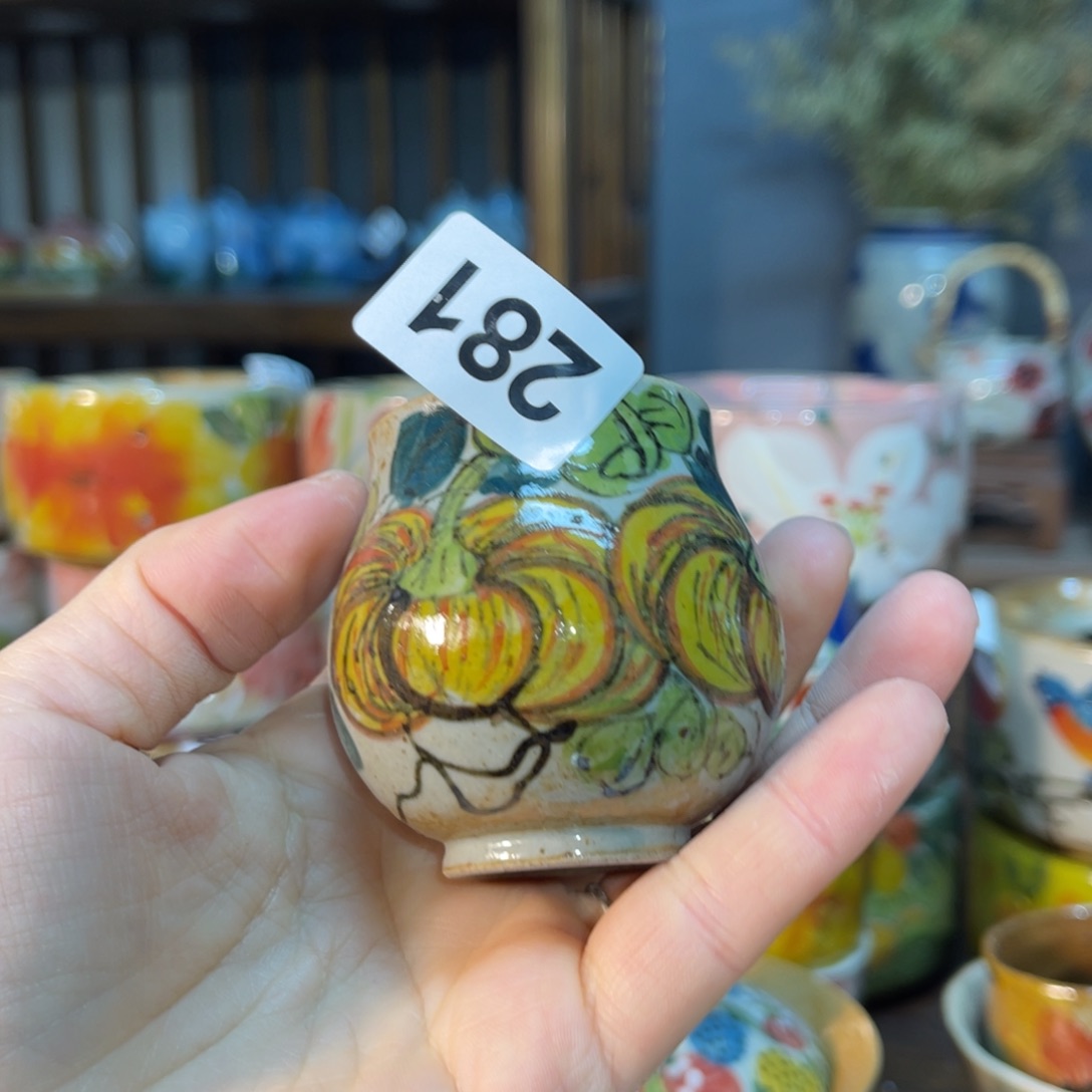 杯素浅陶瓷手工手绘