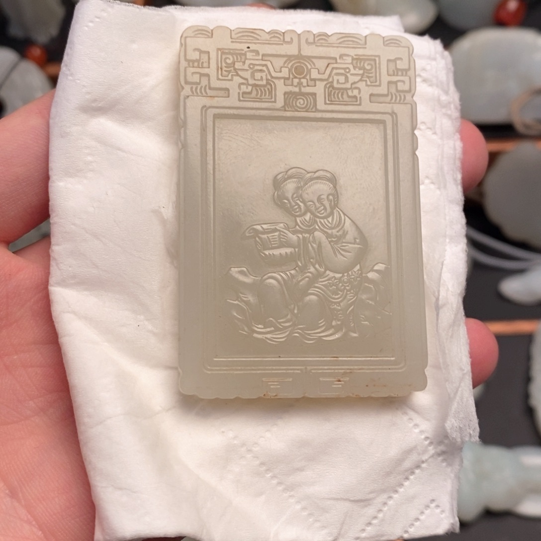 和田玉挂件未镶嵌