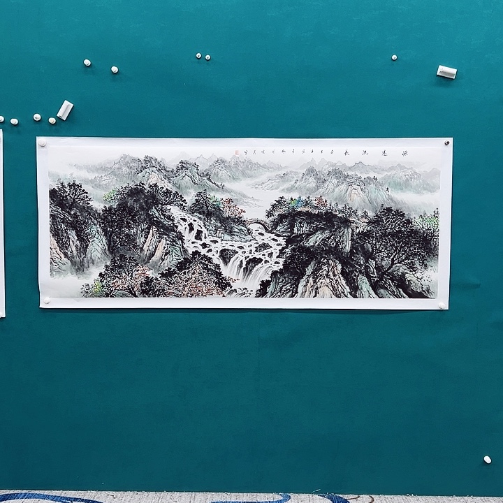 国画太***球国画作品集的