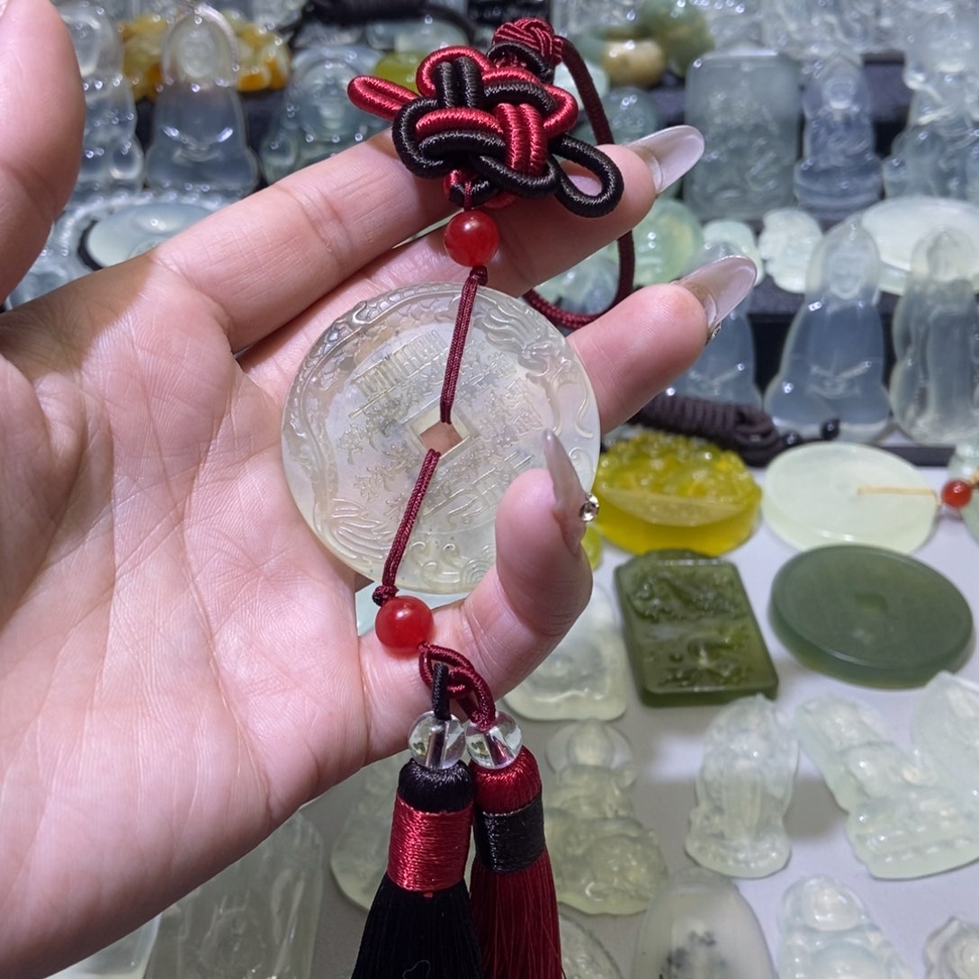 岫玉吊坠未镶嵌吊坠