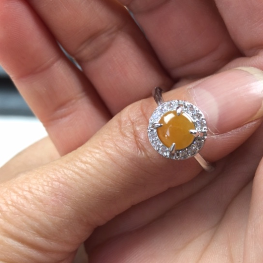 翡翠未镶嵌戒指缅甸