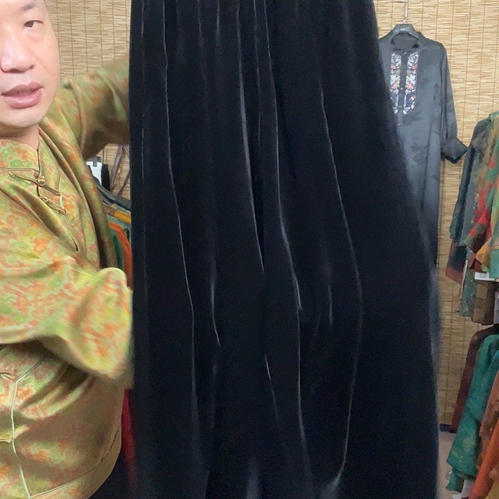 微***笑桑蚕丝丝绒裙裤2XL