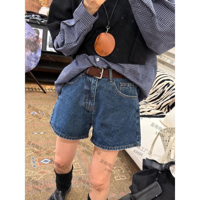 XMM.【美拉德复古牛仔短裤】时尚百搭潮流显瘦夏季洋气牛仔裤-G7097