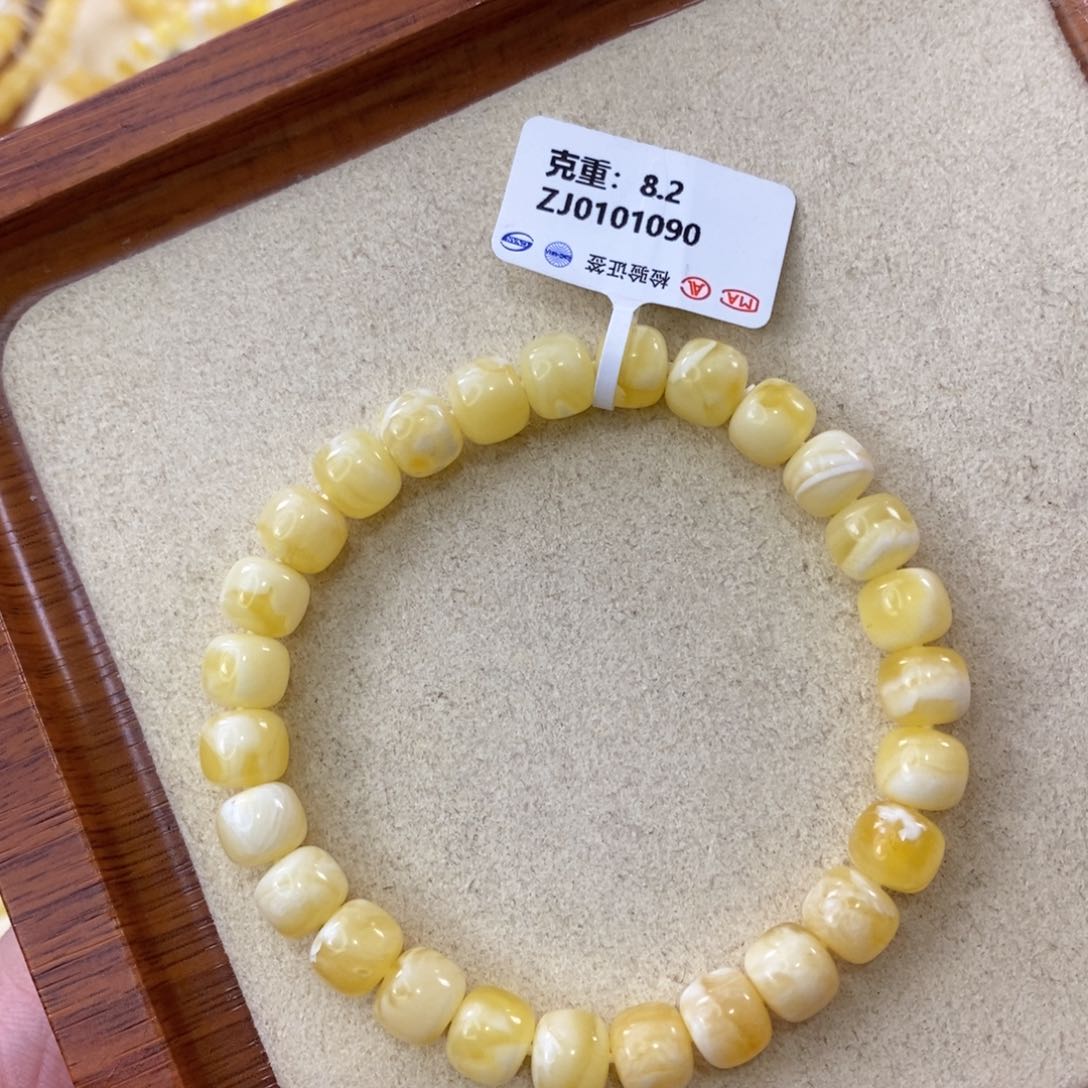 蜜蜡珠宝奇石未镶嵌8mm