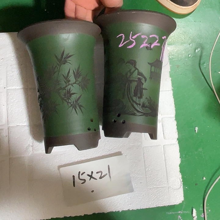 云***曦紫砂花盆微瑕小号