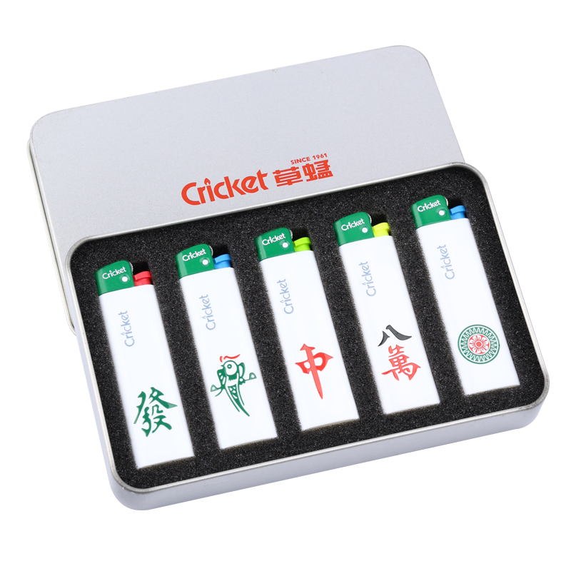 cricket打火机创意UV防爆小雏菊款式【5支礼盒装】适合送男女生礼物