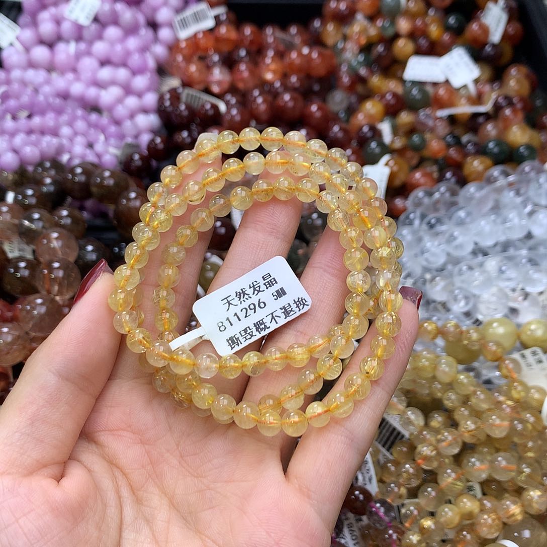 未镶嵌手链水晶手链