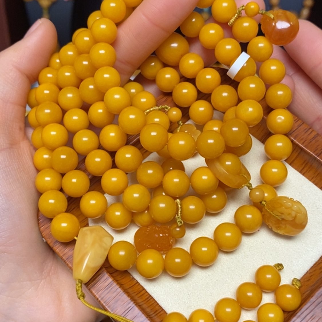 【闪购商品】蜜蜡手链未镶嵌手串