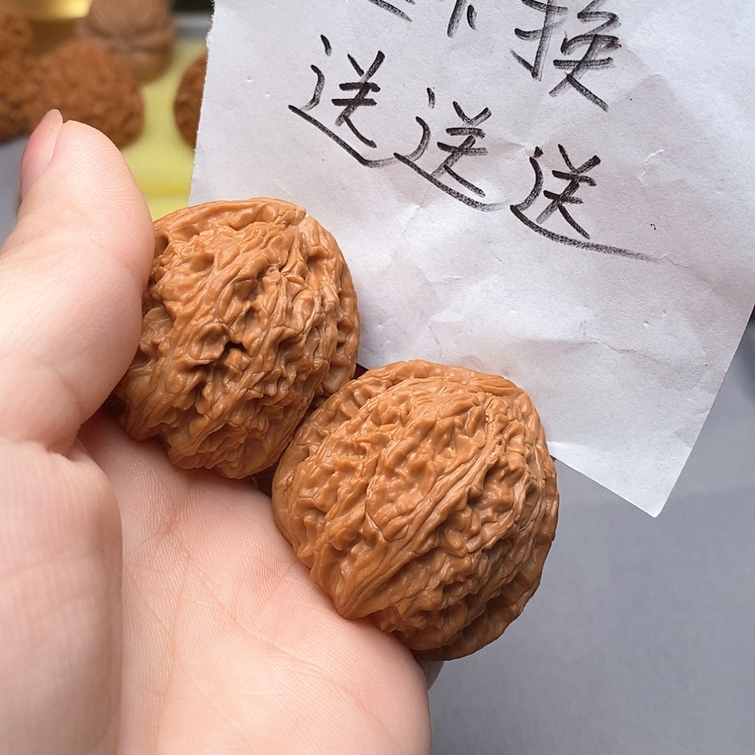 吊坠文玩核桃白狮子