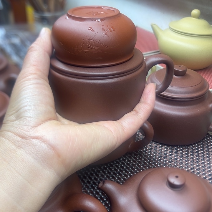 茶壶紫砂棍***郎半手工制作