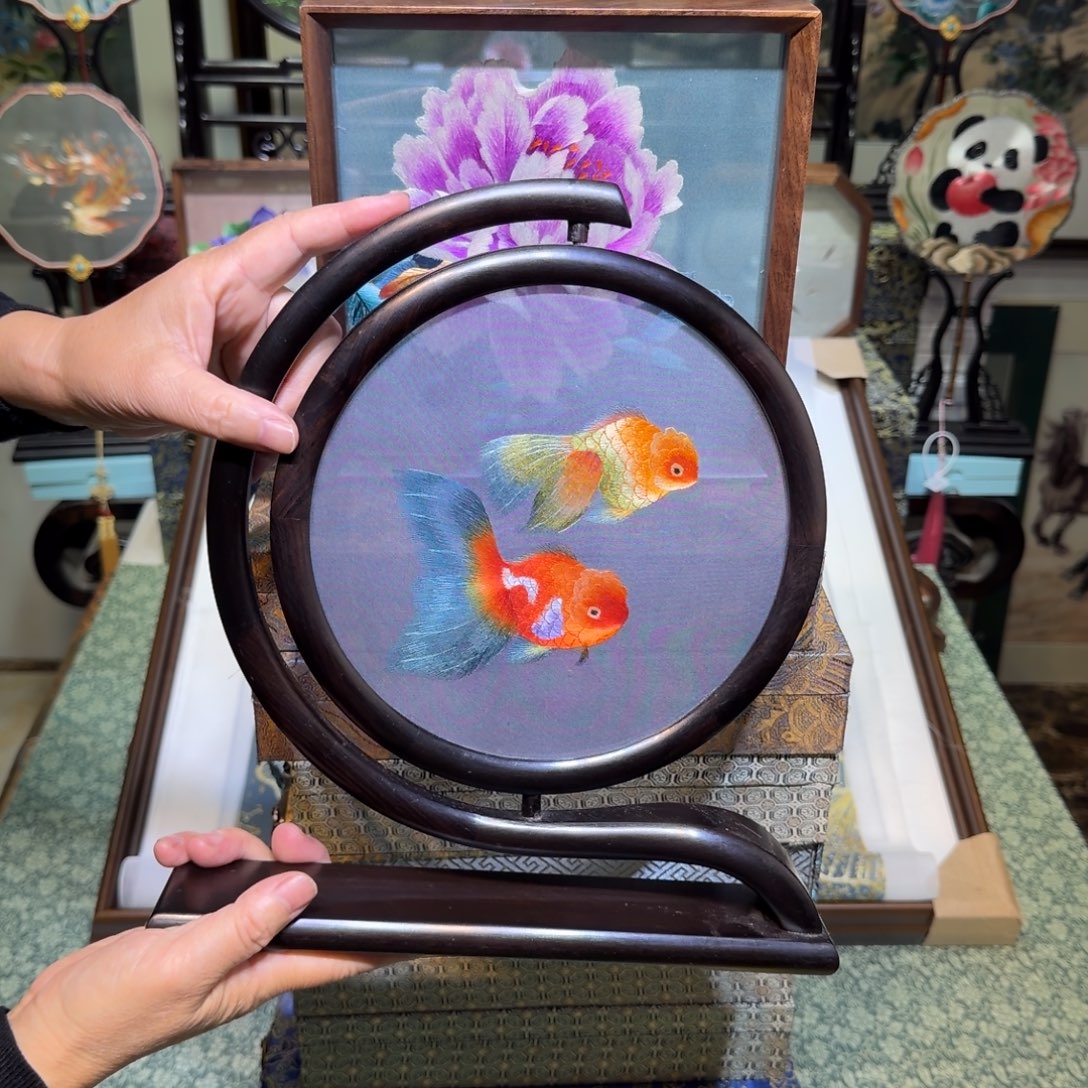 刺绣手工苏绣工艺制作技艺精湛
