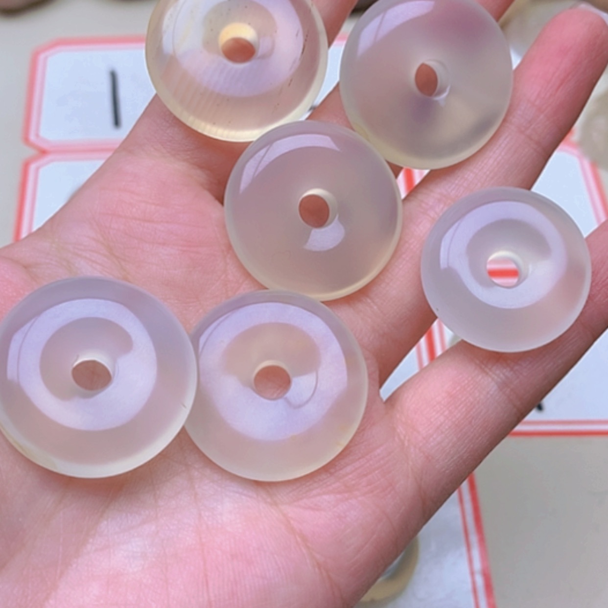 【闪购商品】未镶嵌玛瑙/玉髓珠宝半成品泽***0