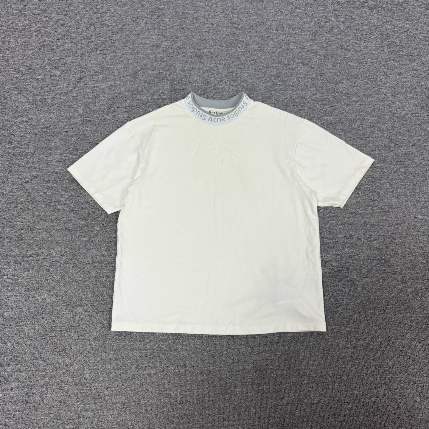 99新 AMIPARIS Acne Studios 领口Logo 短袖T恤 99新 S码