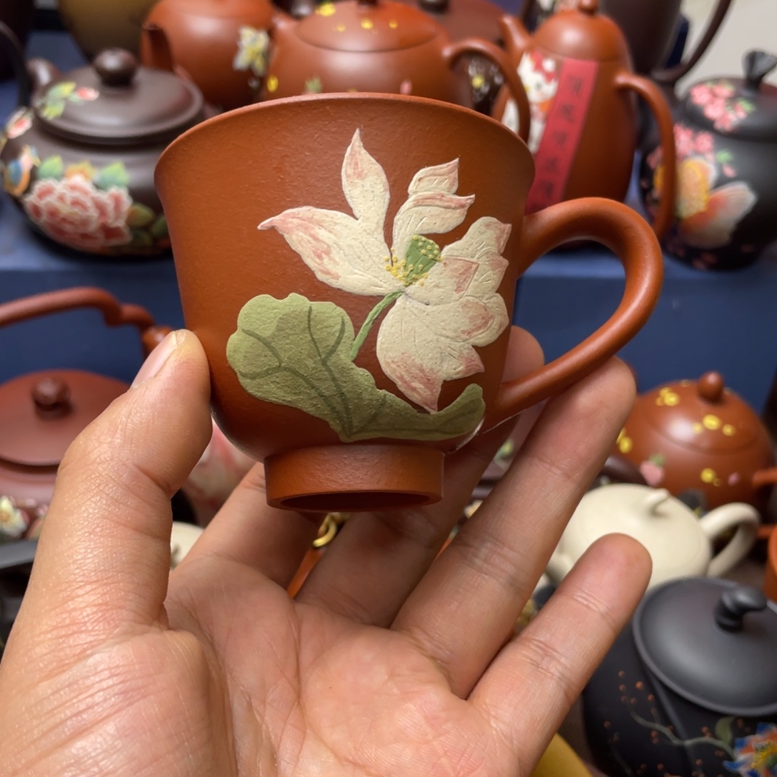 茶杯紫砂紫砂主人杯120cv