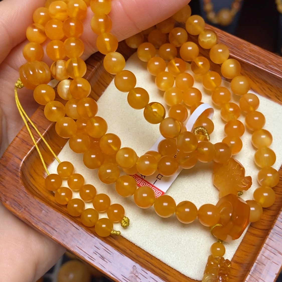 【闪购商品】蜜蜡颈饰未镶嵌项链