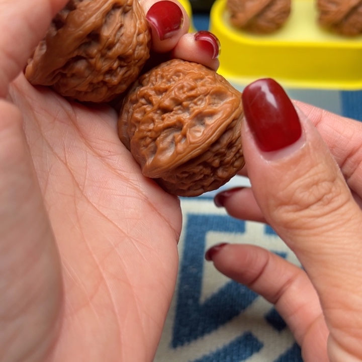 吊坠桃核文玩铁锤 