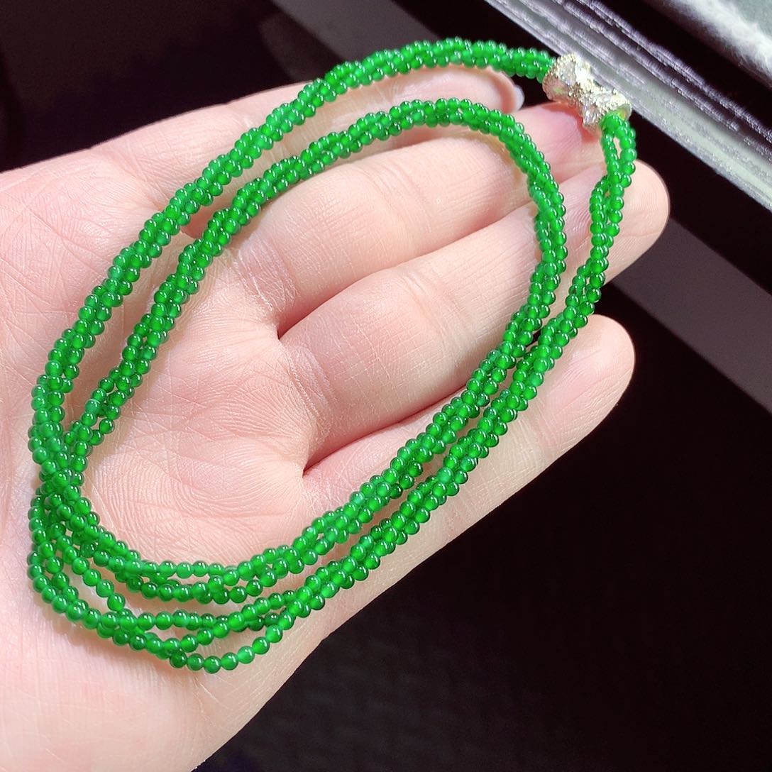 翡翠手链未镶嵌天然翡翠手链未镶嵌