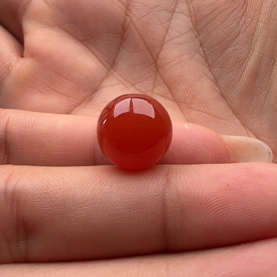 南红玛瑙未镶嵌圆珠12.2