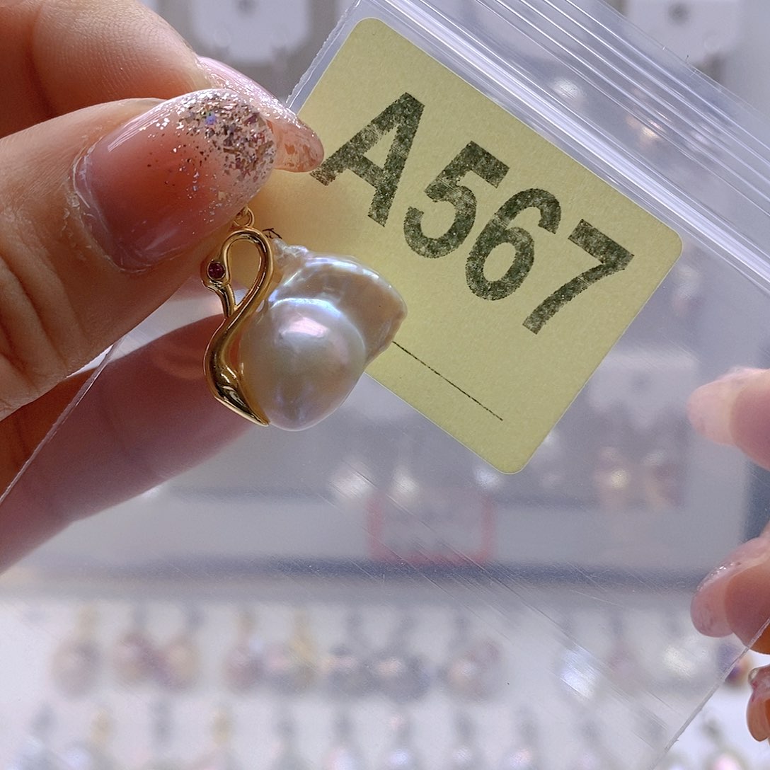 淡水珍珠颈饰银S925镶嵌