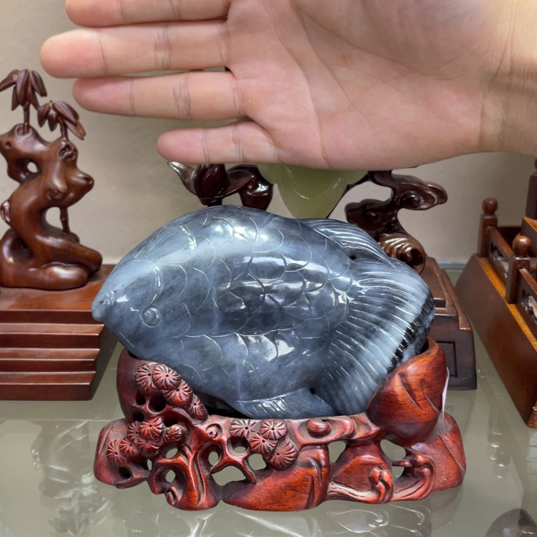 和田玉未镶嵌摆件