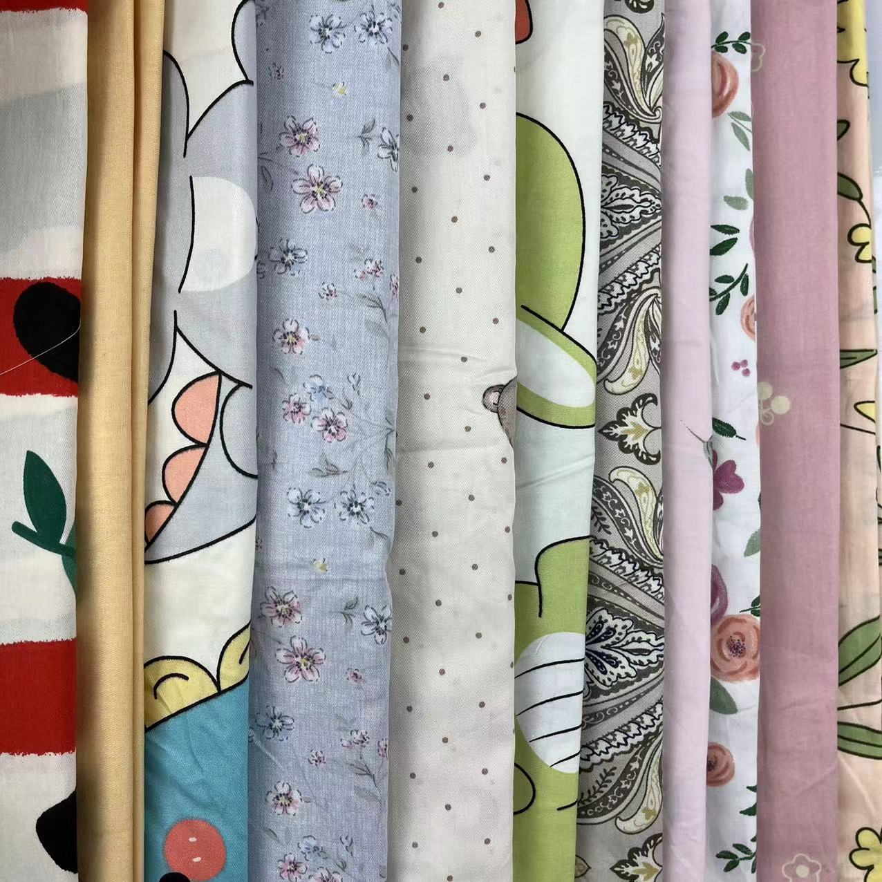 2号纯棉布料布头家居DIY布头布料清仓处理纯棉布头大布头布料直播