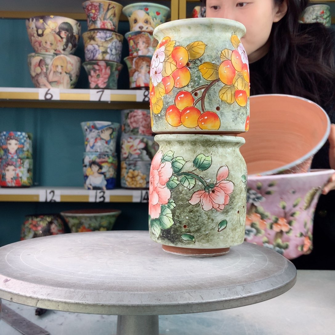 罐景德镇手工瑕疵130