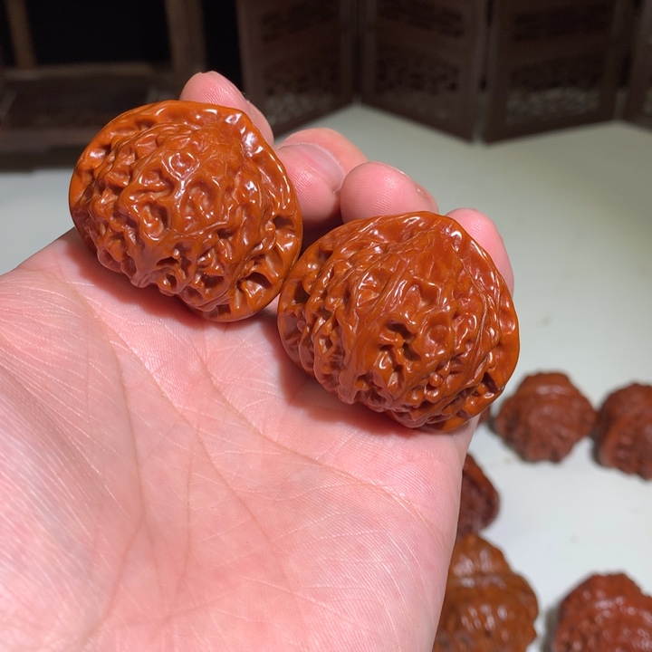 文玩核桃把件宫灯41.20