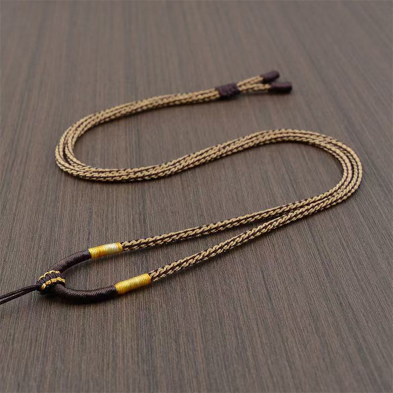 手工艺原创吊坠编绳