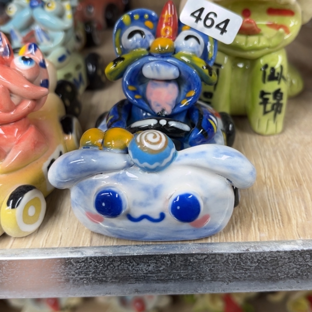 嘘***你摆件纯手工抽象陶瓷摆件464
