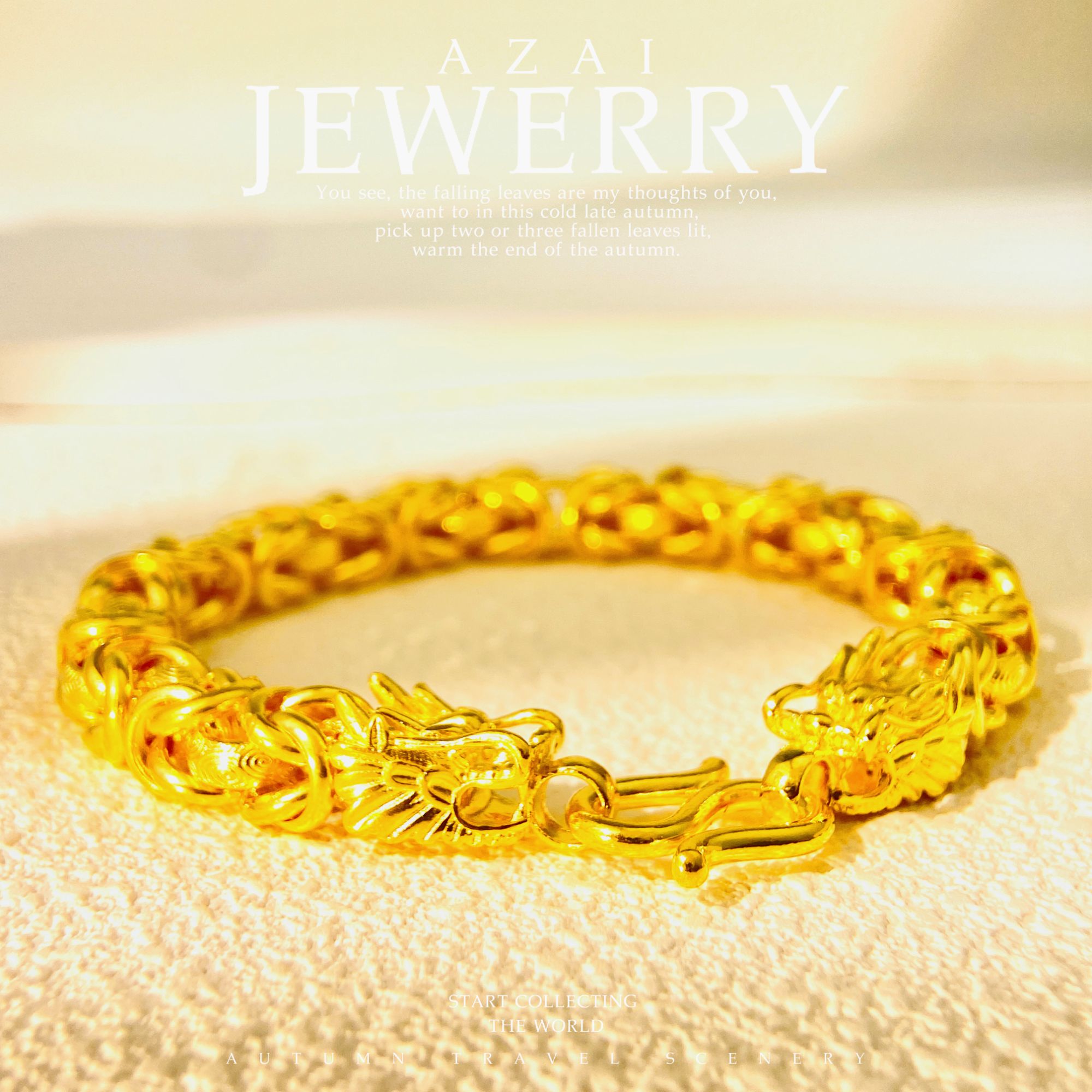 足银手链 时尚精致优质经典男士龙骨手链41g