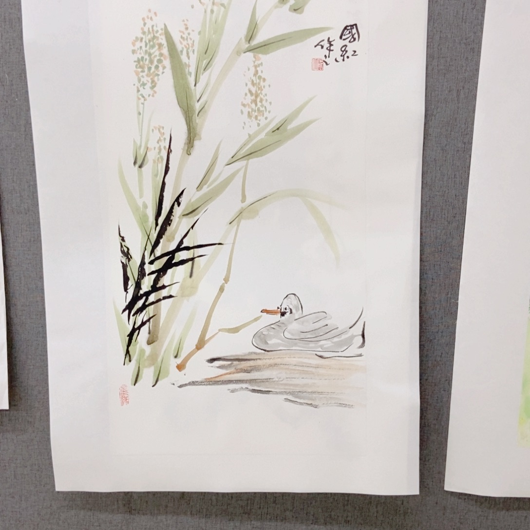 国画手写手绘国画123