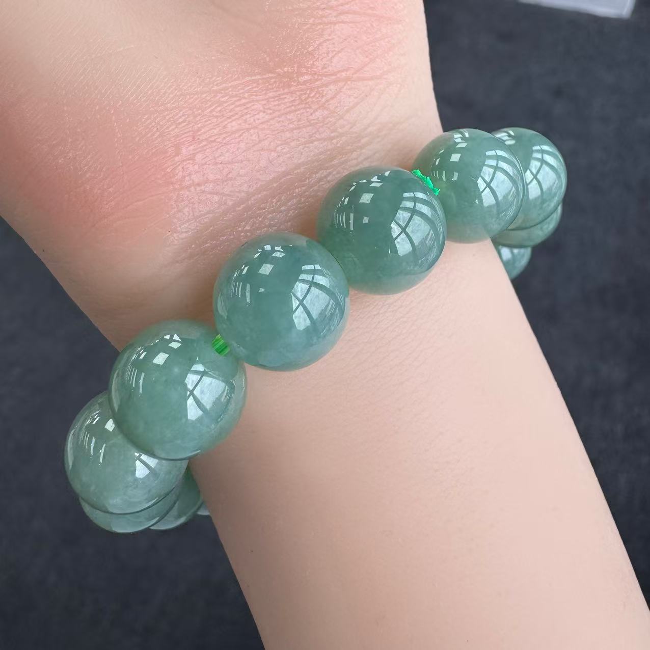 【杰缘珠宝】A货翡翠经典国风果晴手串 多样性一件