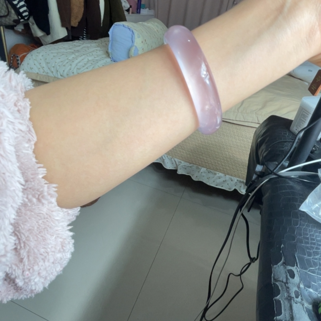 水晶手镯未镶嵌手镯59圈口29号