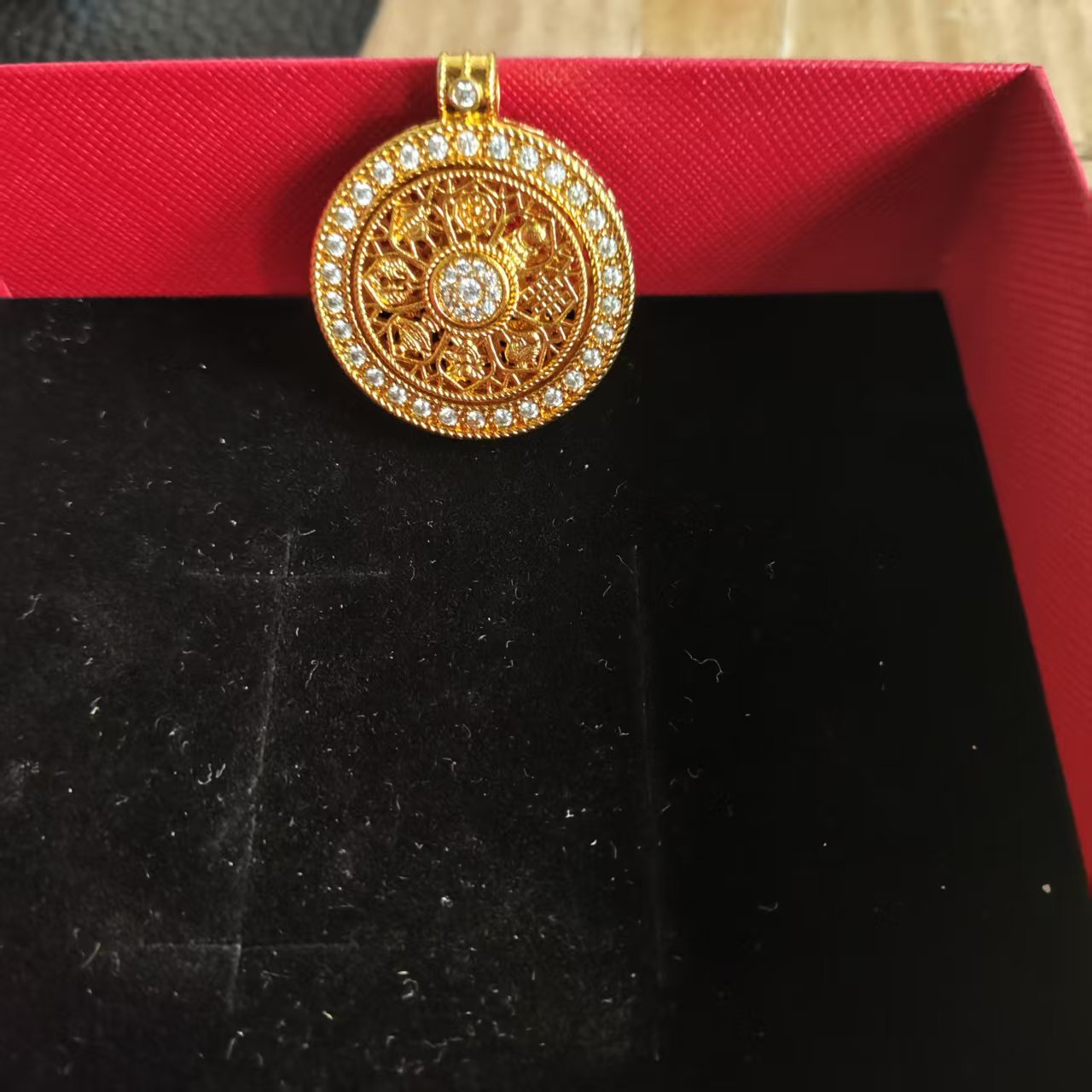 南顺严选--时来运转八宝罗盘百搭单吊坠a34DH