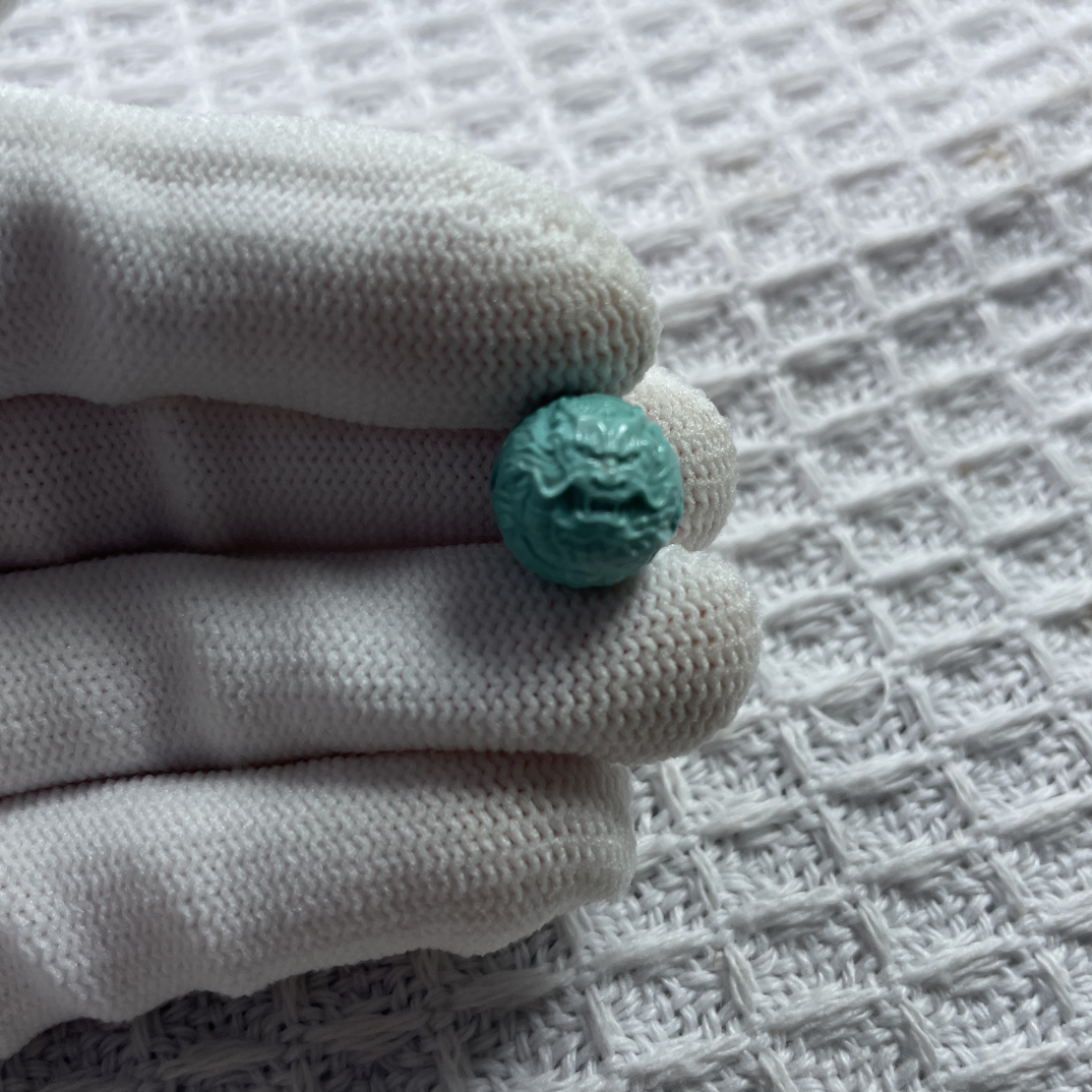 原矿绿松石龙珠11+尺寸