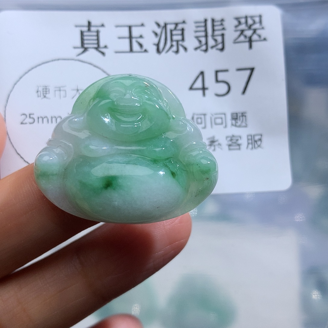 翡翠未镶嵌颈饰457