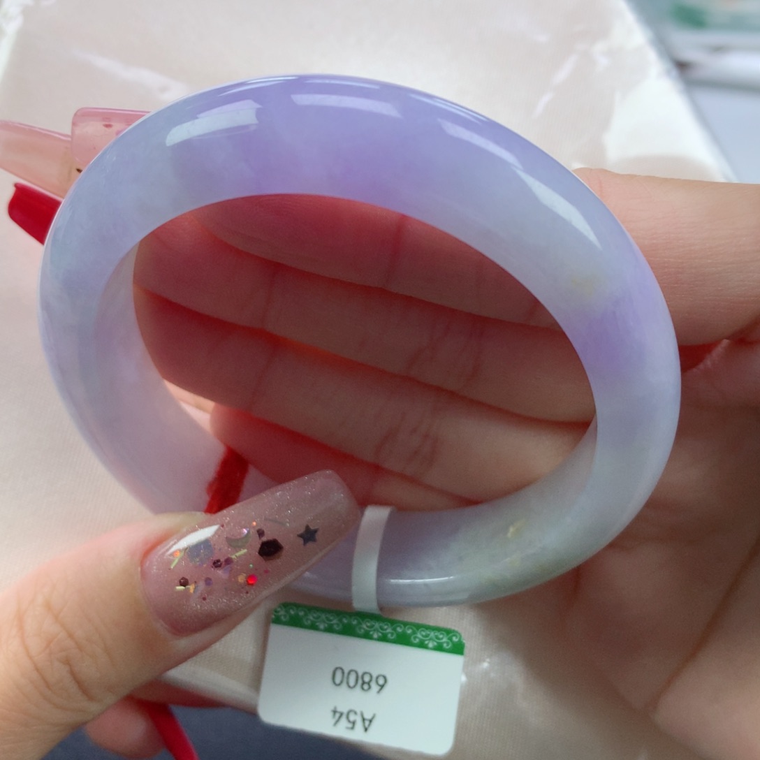 翡翠手镯未镶嵌54.3正圈