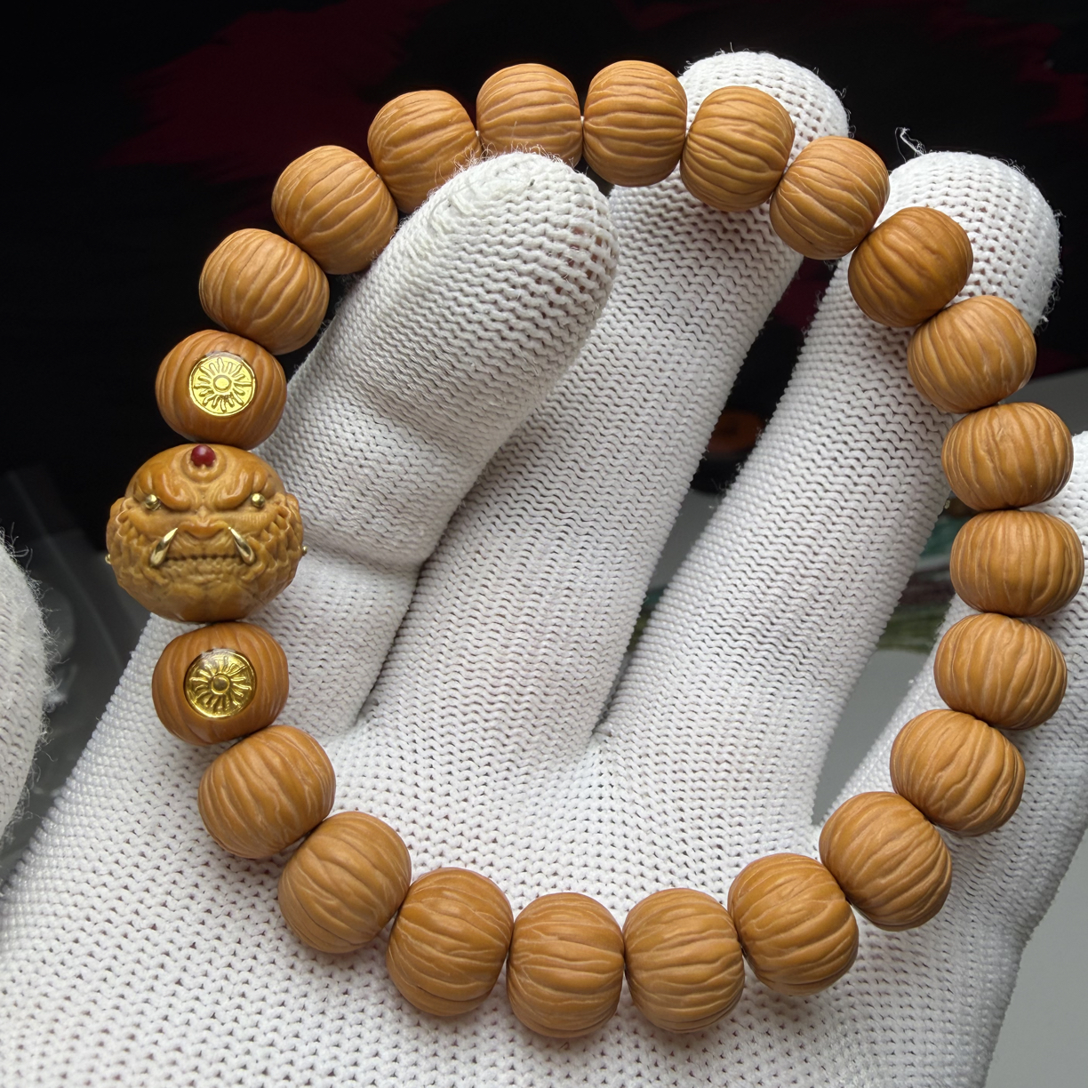 鼎盛出品 土豪911猴头核桃猴头手串手串