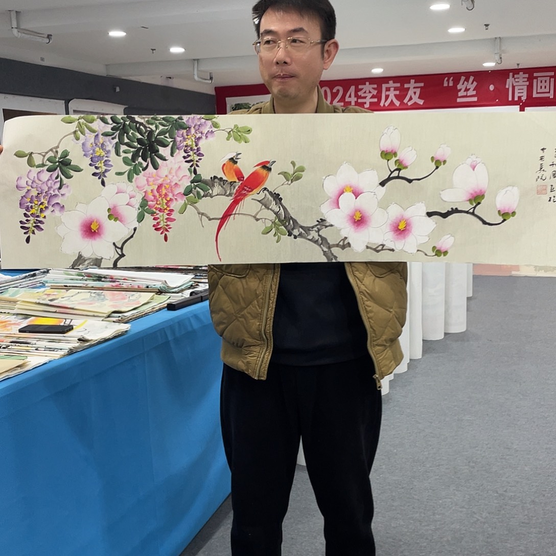 国画今天上午国画作品展示