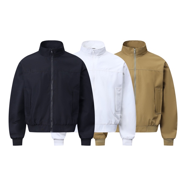 美式立领基础百搭夹克外套